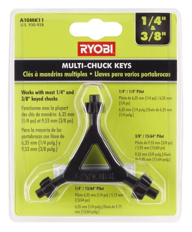 1/4 & 3/8" Multi-Chuck Key