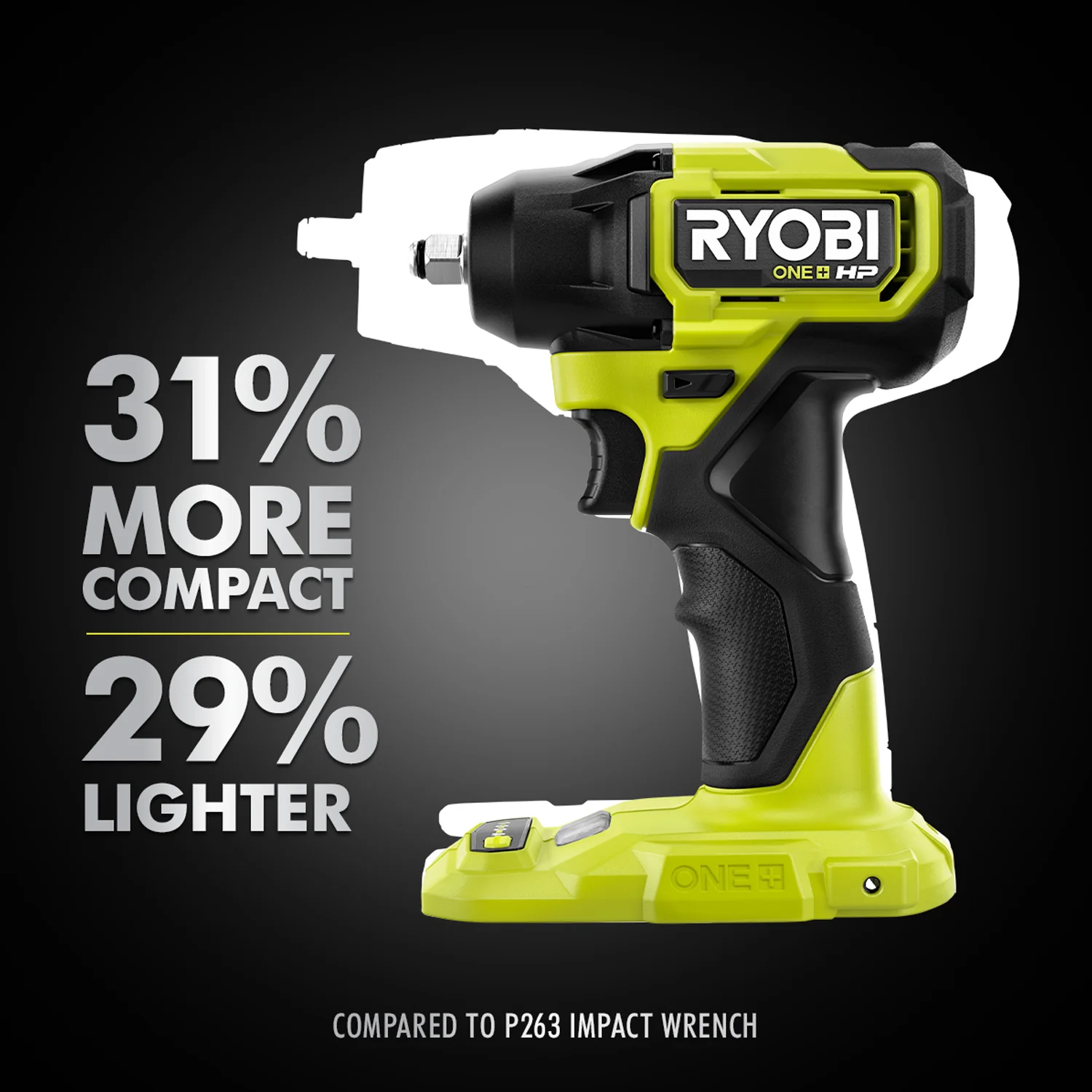18V ONE+ HP Compact Brushless 4-Mode 3/8” Impact Wrench - Image 2