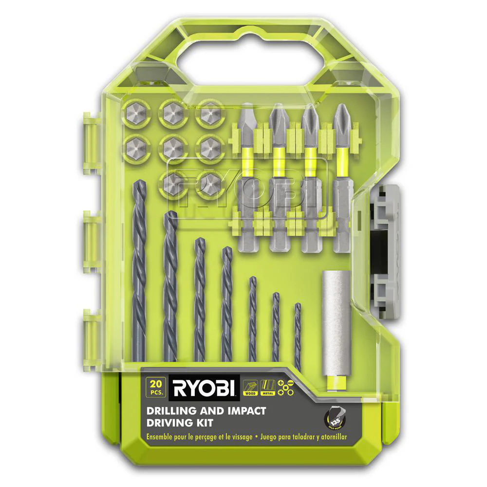 20PC DRILLING/IMPACT DRIVING KIT