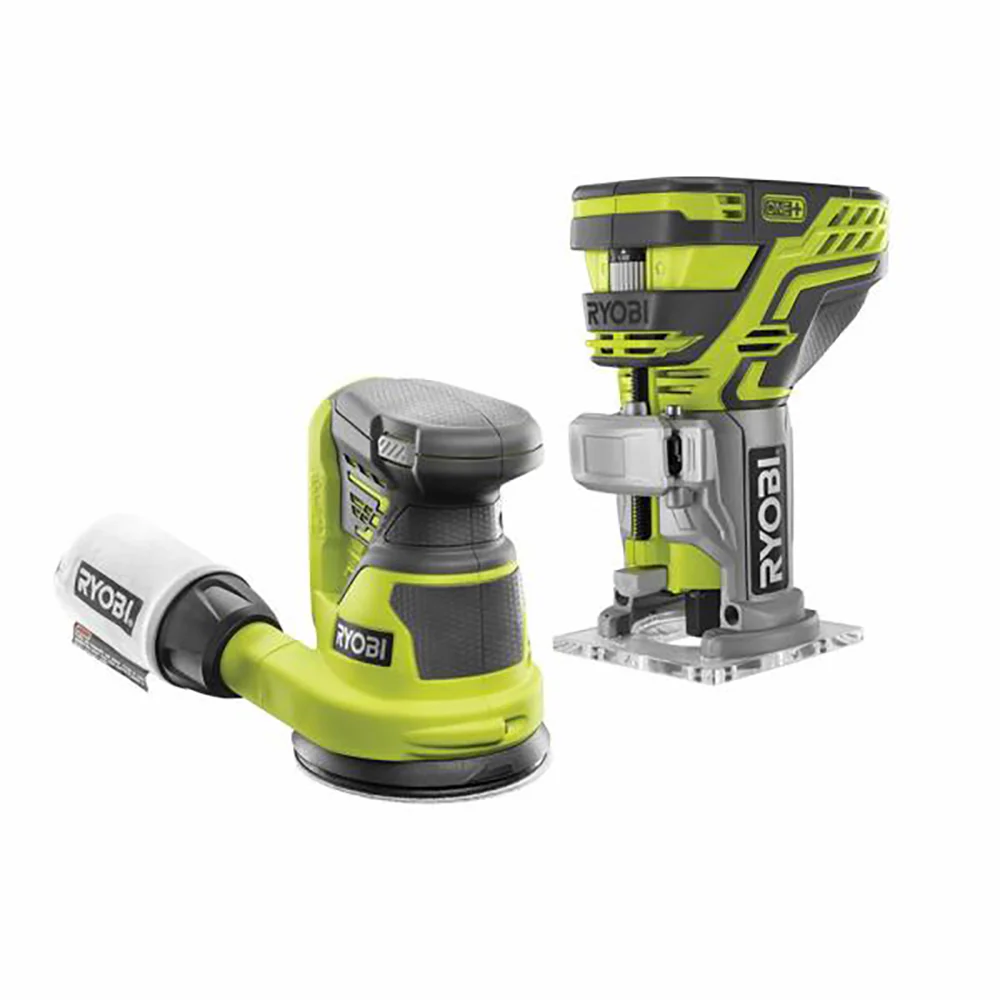 18V ONE+ Palm Router & 5” Random Orbit Sander