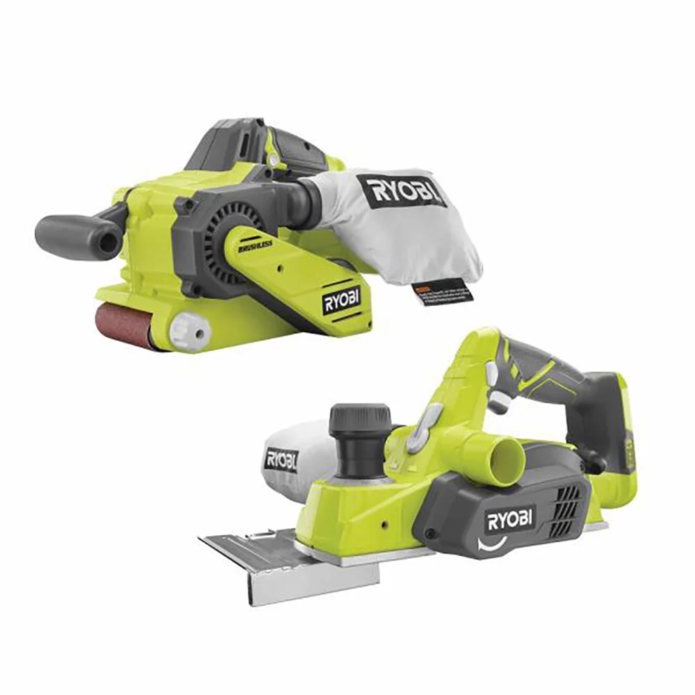18V ONE+ Brushless Belt Sander & 3-1/4” Planer