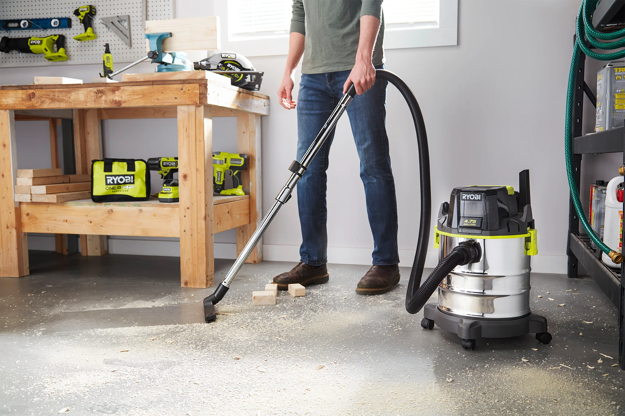 18V ONE+ 4.75 Gallon Wet/Dry Vacuum (Tool Only) - Image 2