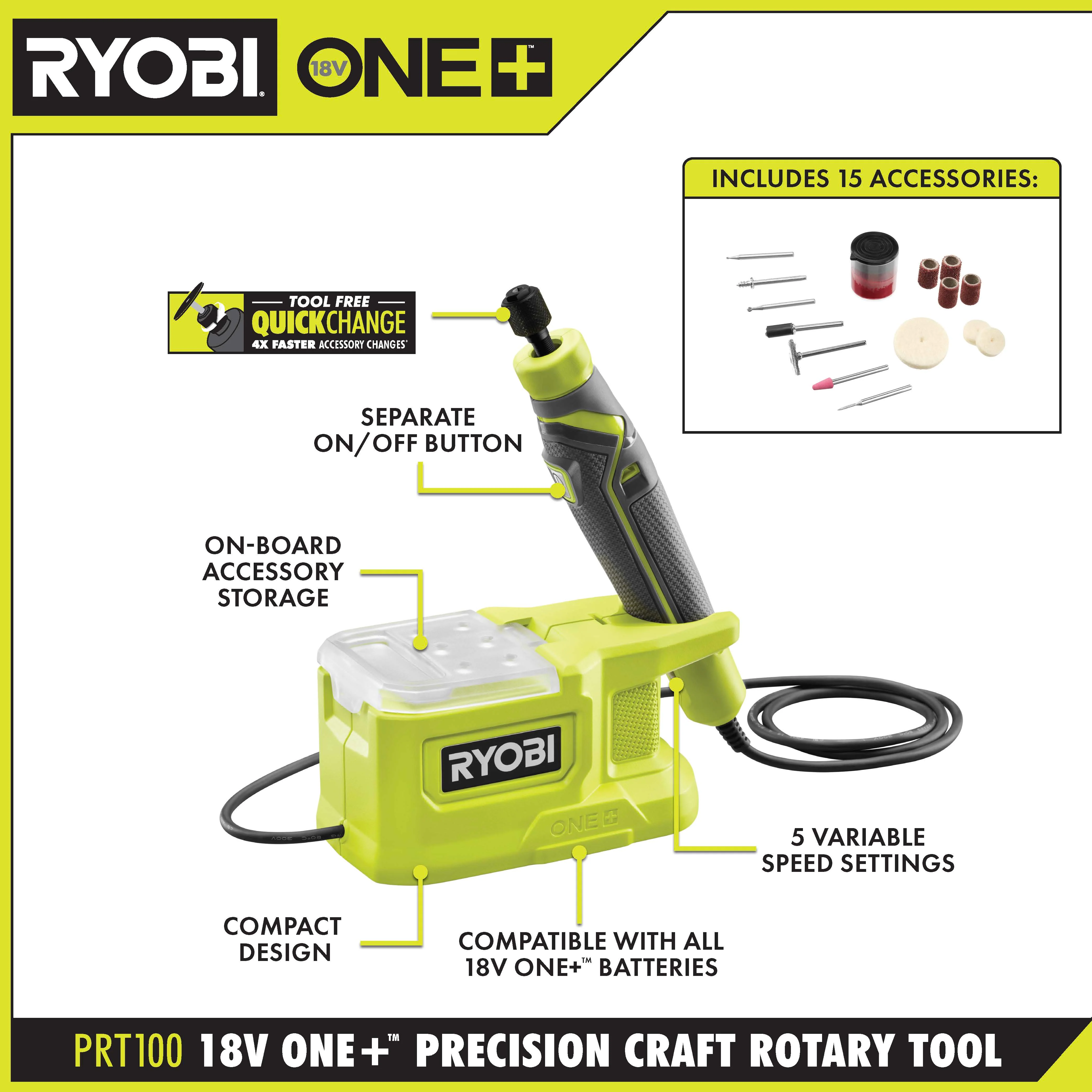 18V ONE+ Precision Craft Rotary Tool Kit - Image 2