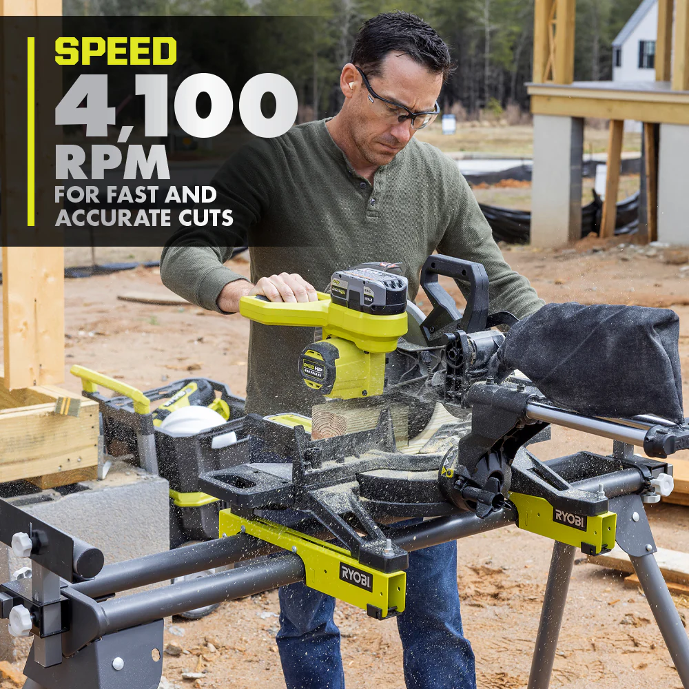 18V ONE+ HP BRUSHLESS 10" SLIDING COMPOUND MITER SAW KIT - Image 8