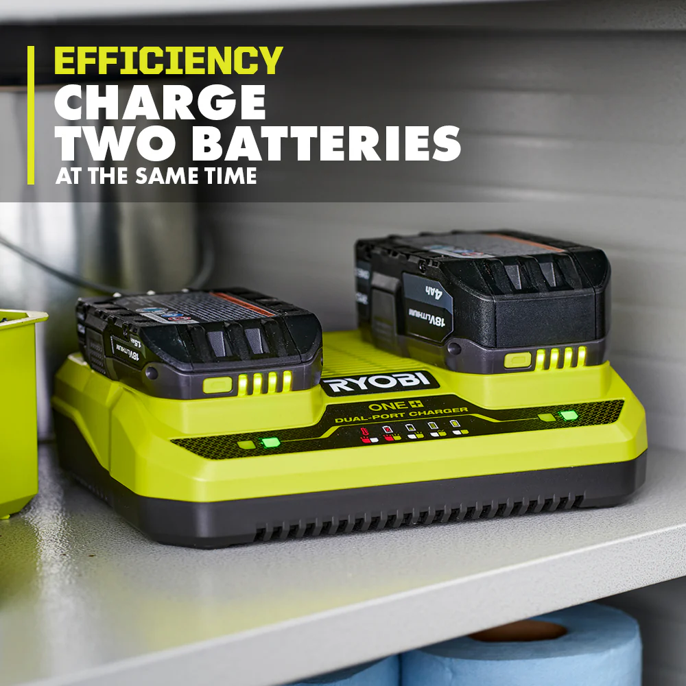 18V ONE+ DUAL-PORT SIMULTANEOUS CHARGER - Image 4