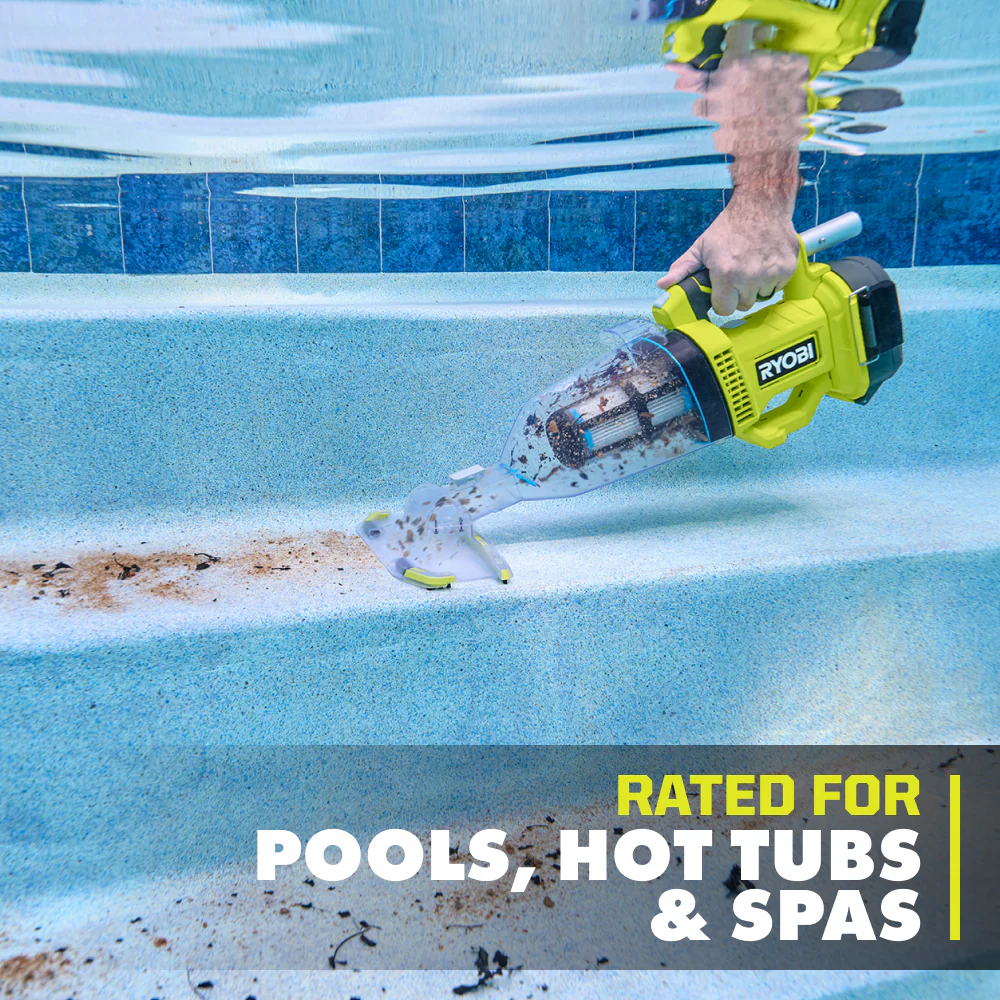 18V ONE+ Handheld Cordless Pool Vacuum Cleaner (Tool Only) with Floor Head - Image 4