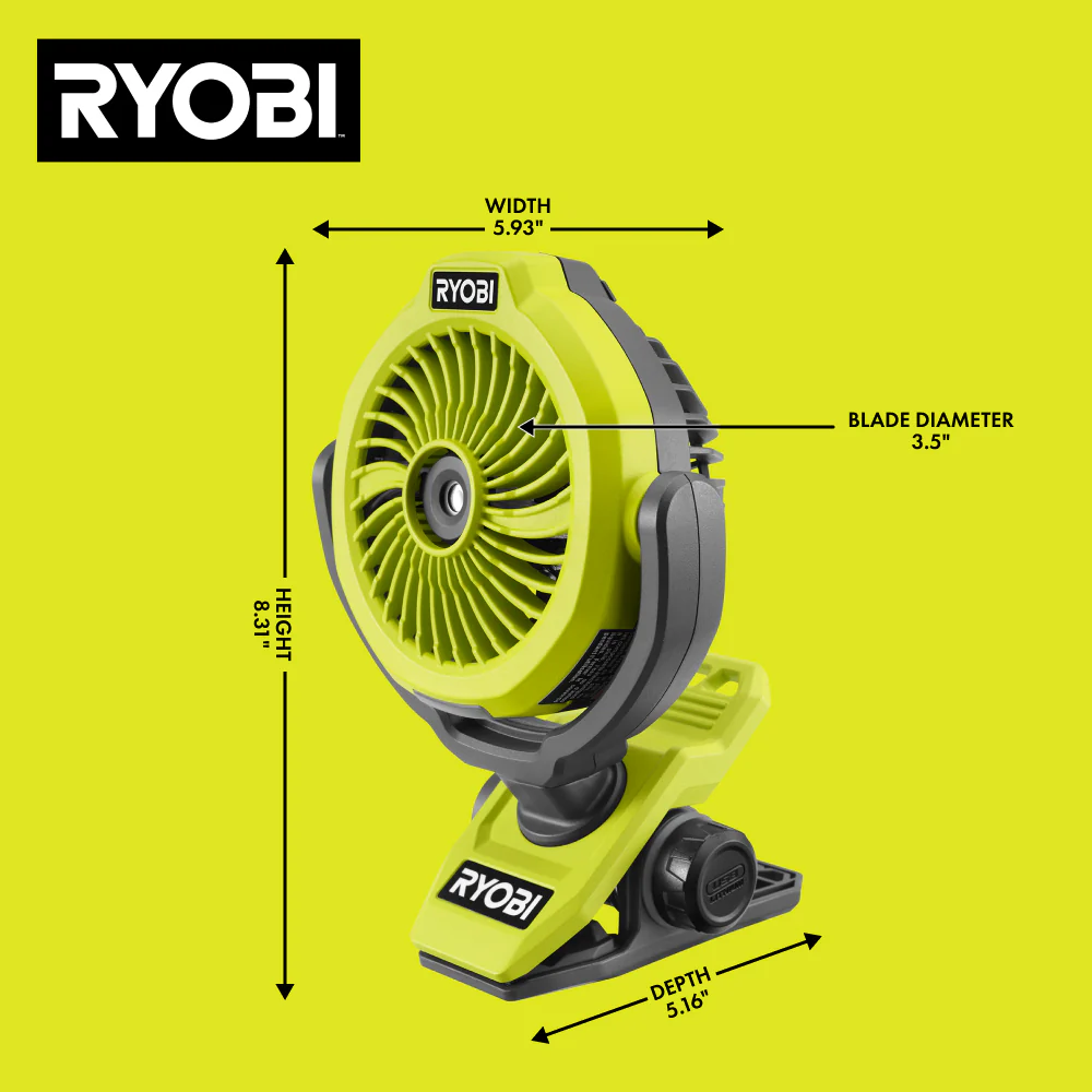 USB Lithium Misting Fan Kit - Image 10