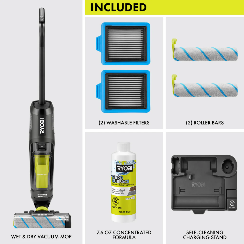 18V ONE+ HP SWIFTClean Wet & Dry Vacuum Mop - Image 2