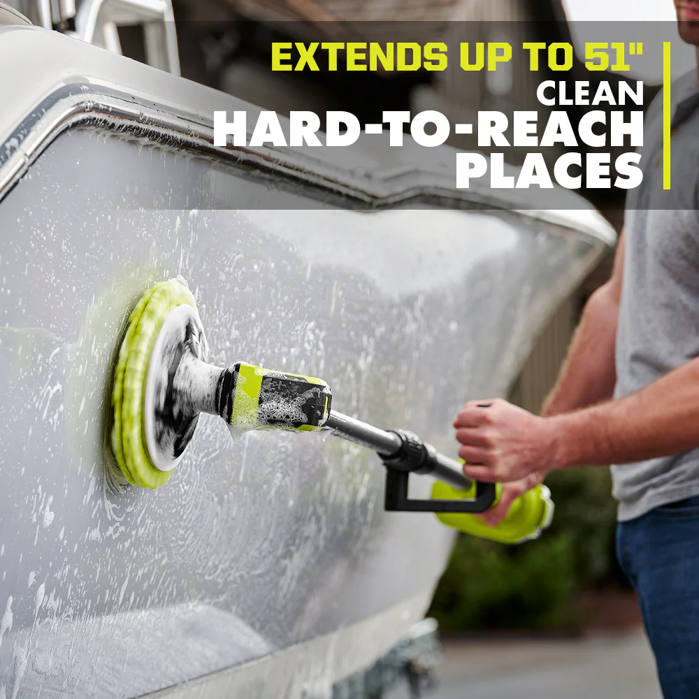 18V ONE+ LITHIUM HIGH PERFORMANCE STARTER KIT WITH FREE 18V ONE+ VORTEX TELESCOPING POWER SCRUBBER - Image 7