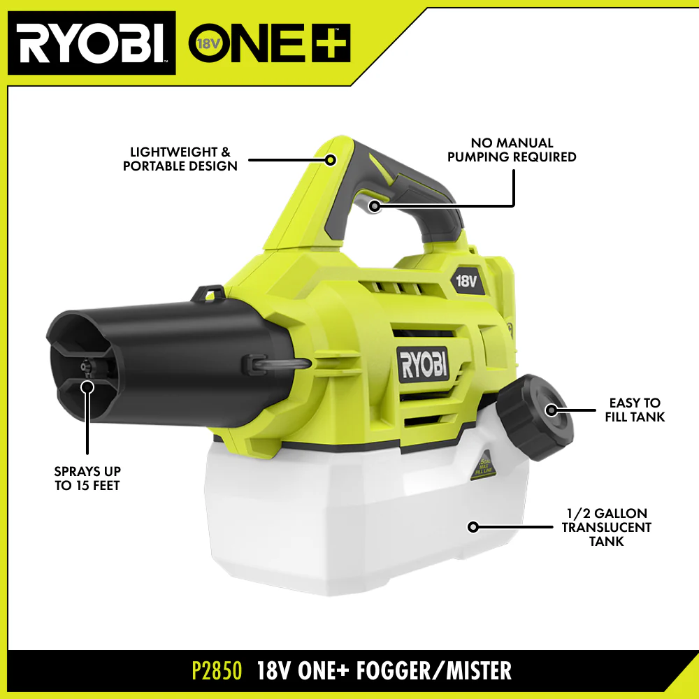 18V ONE+ 1/2 Gallon Chemical Fogger/Mister Kit - Image 2