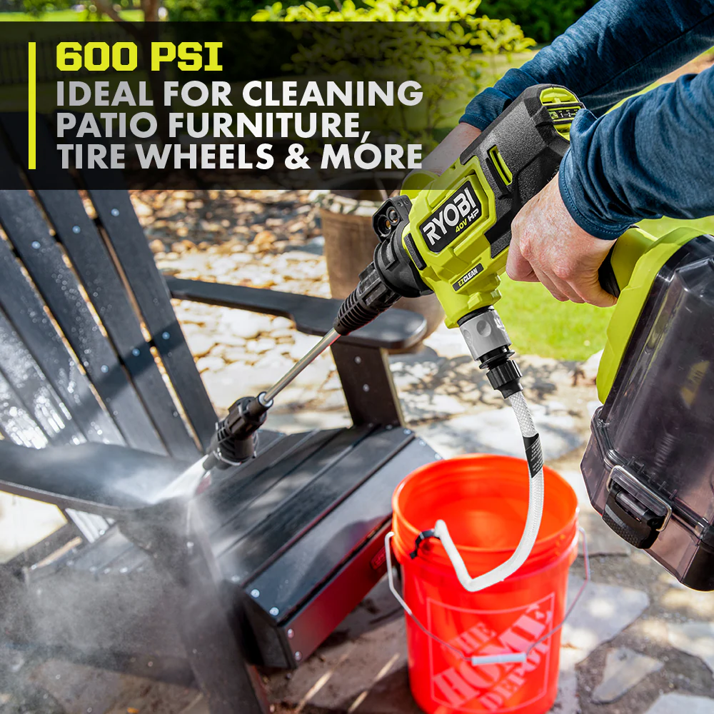 40V HP BRUSHLESS 600 PSI POWER CLEANER - Image 6