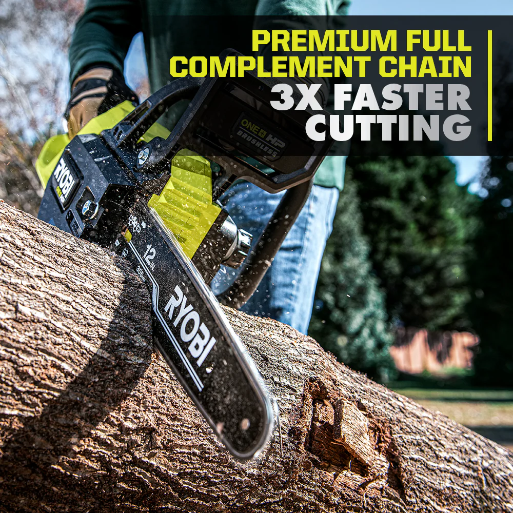 18V ONE+ HP BRUSHLESS WHISPER SERIES 12" CHAINSAW - Image 3