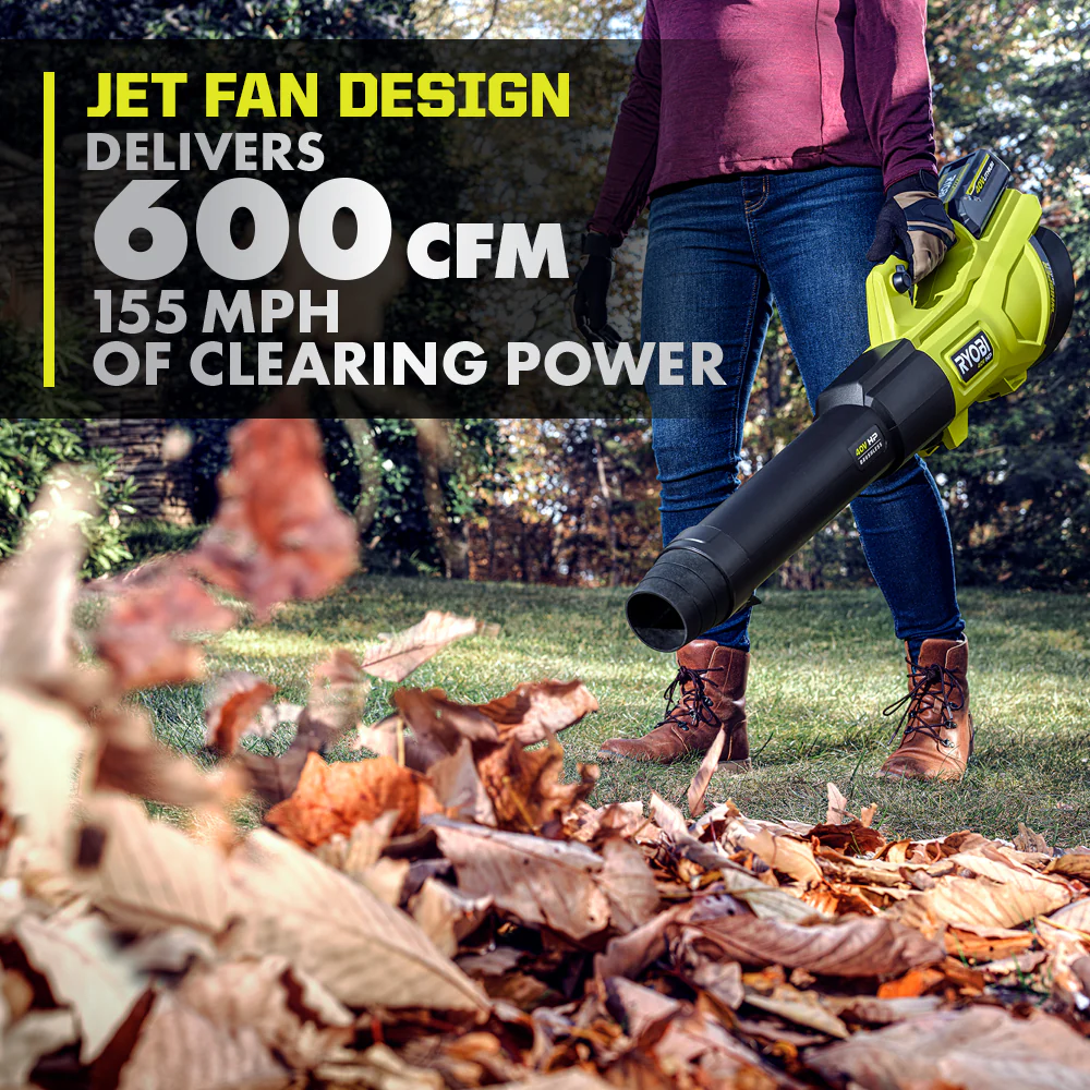 40V HP BRUSHLESS 600 CFM WHISPER SERIES BLOWER & 15" CARBON FIBER STRING TRIMMER COMBO KIT - Image 15