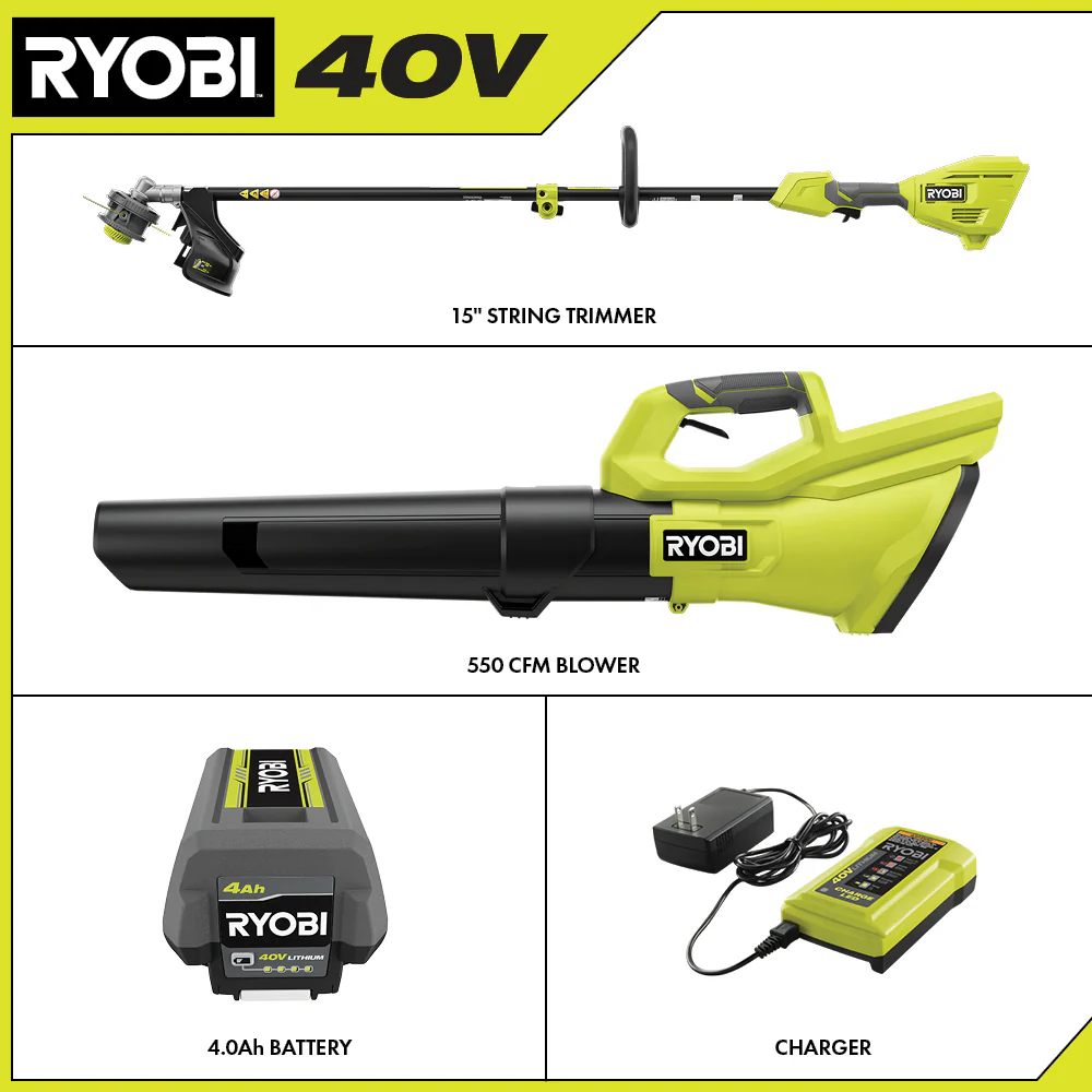 40V 2-TOOL COMBO KIT - Image 2